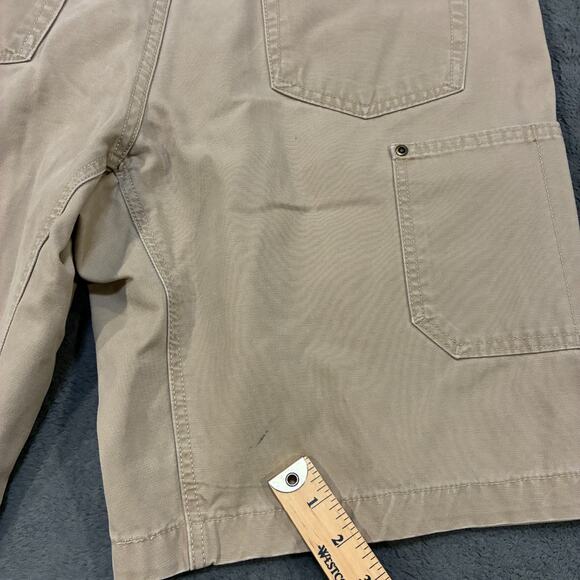 Timberland PRO Khaki Button Zipper Belt Loops Pockets Workwear Shorts Mens Sz 38 - Picture 4 of 10